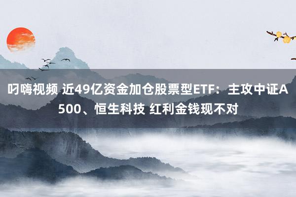 叼嗨视频 近49亿资金加仓股票型ETF：主攻中证A500、恒生科技 红利金钱现不对